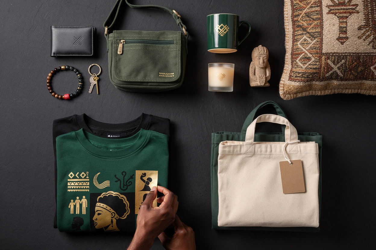 One Vibration Clothing and Company collection featuring empowerment apparel with meaningful designs and cultural pride messaging